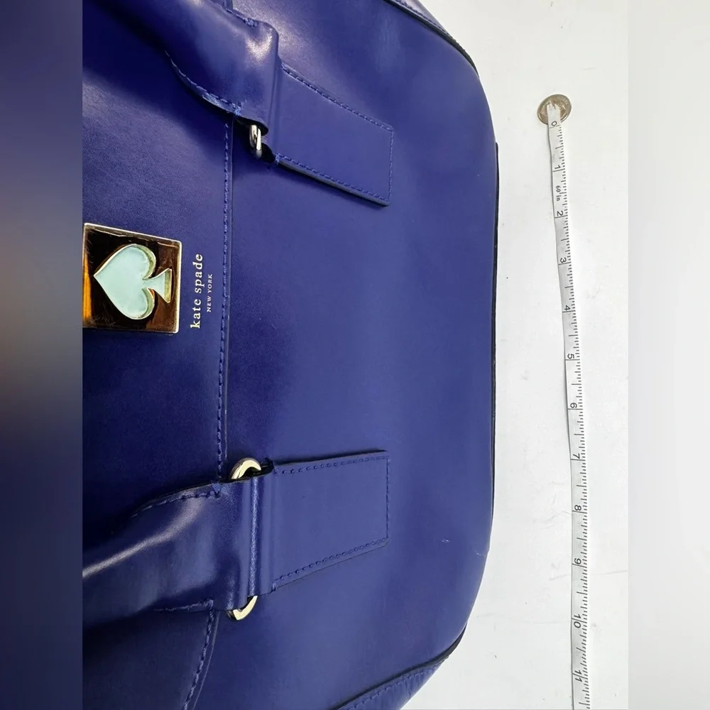 Kate Spade Bond Street Flo Blue/Aqua Crossbody Satchel Purse